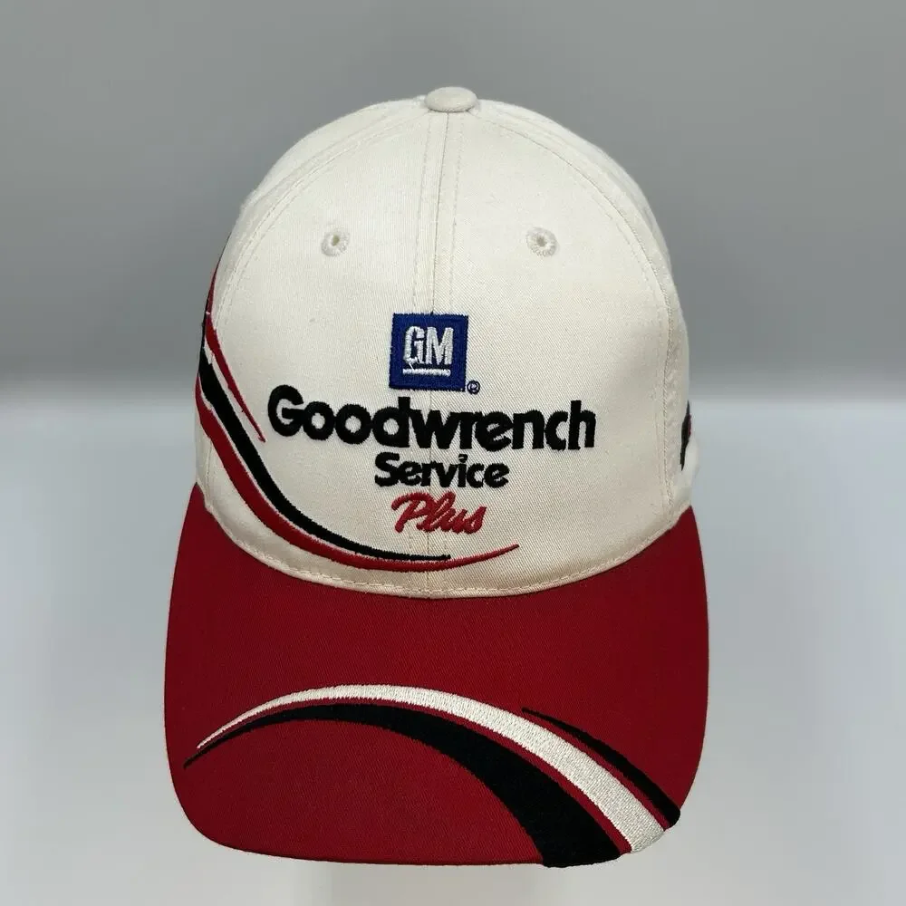 Vintage GM Goodwrench Service Plus Snapback Hat Chase Authentics NASCAR W3